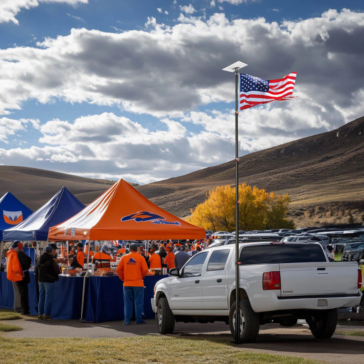 Aluminum Telescopic Antenna Pole Starlink Gen 3 Pole Mount