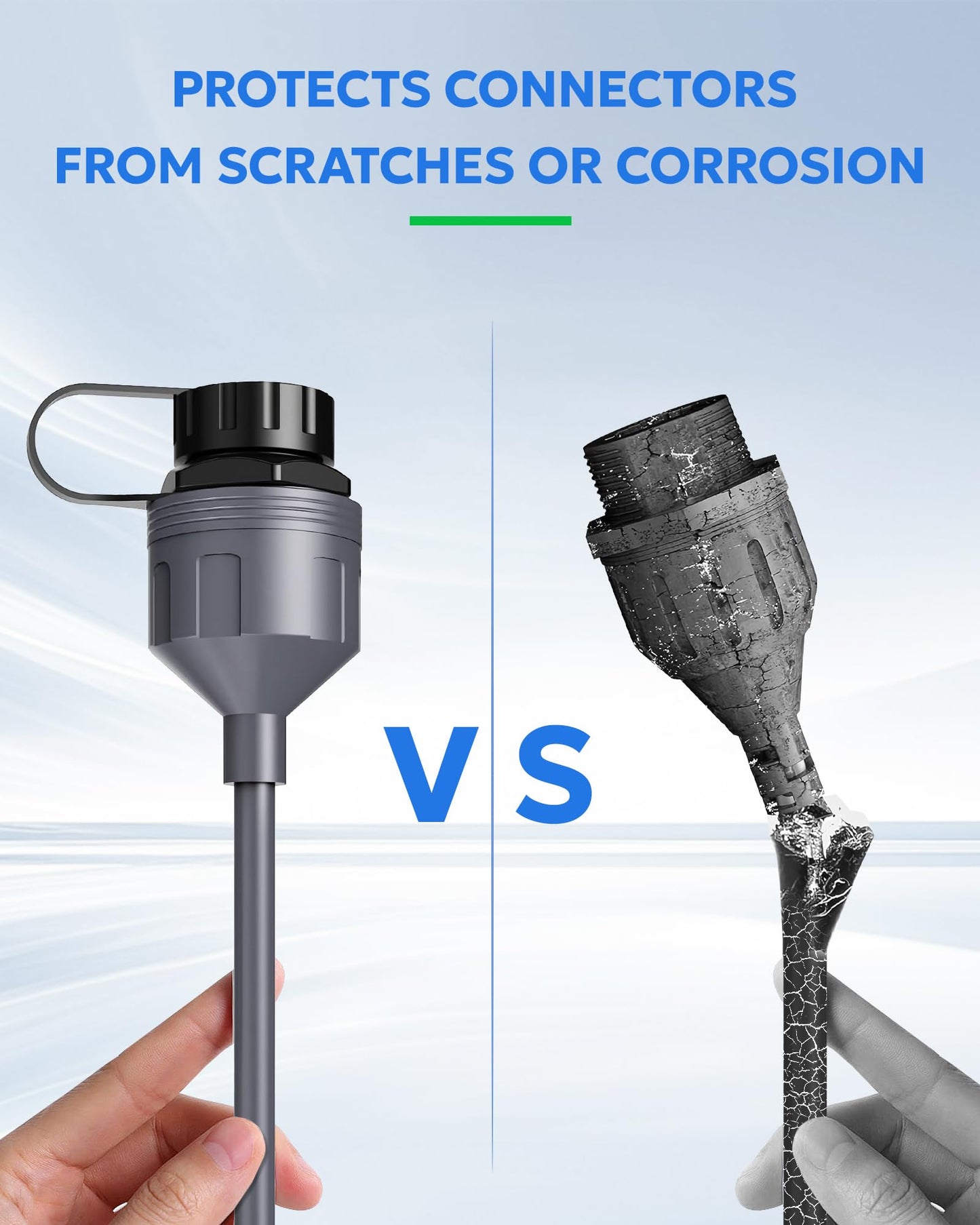 2 Pack Starlink Gen 3 & Mini Ethernet Adapter, 2000Mbps 24AWG Cable, IP68 Waterproof Protection SPX to RJ45 Coupler for Standard/Mini Dish (Starlink V3 Accessories)