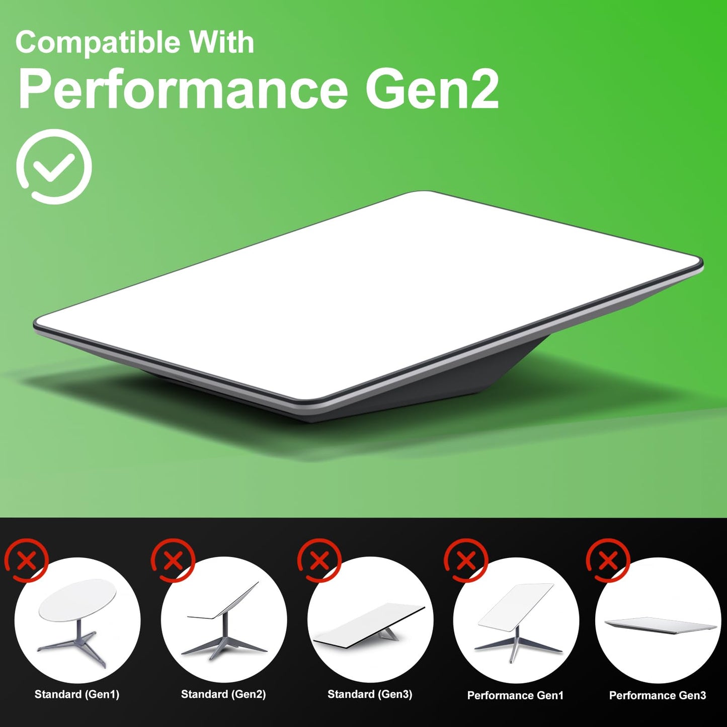 Starlink Flat High Performance Cable 75FT/23M, Replacement FHP Power Cord linkoostar Cable for Starlink Waterproof Extension Flat High Performance Gen 2 Accessories