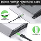 Starlink Flat High Performance Cable 75FT/23M, Replacement FHP Power Cord linkoostar Cable for Starlink Waterproof Extension Flat High Performance Gen 2 Accessories