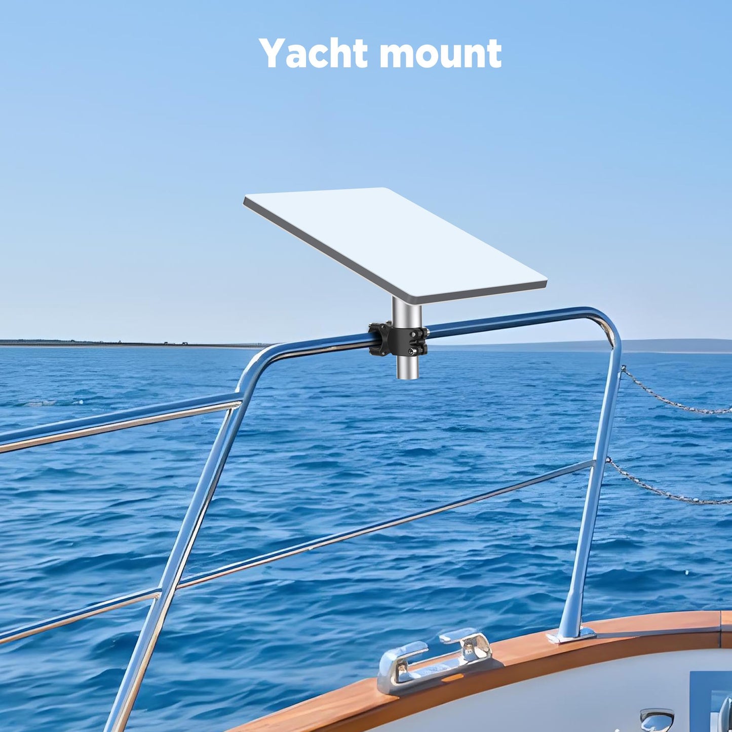 Starlink Mini Mount for RV/ Pole/ Yacht/ Camper, Starlink RV Ladder Mount Pole Range 0.8-1.18 inch , Starlink Mounting Kit