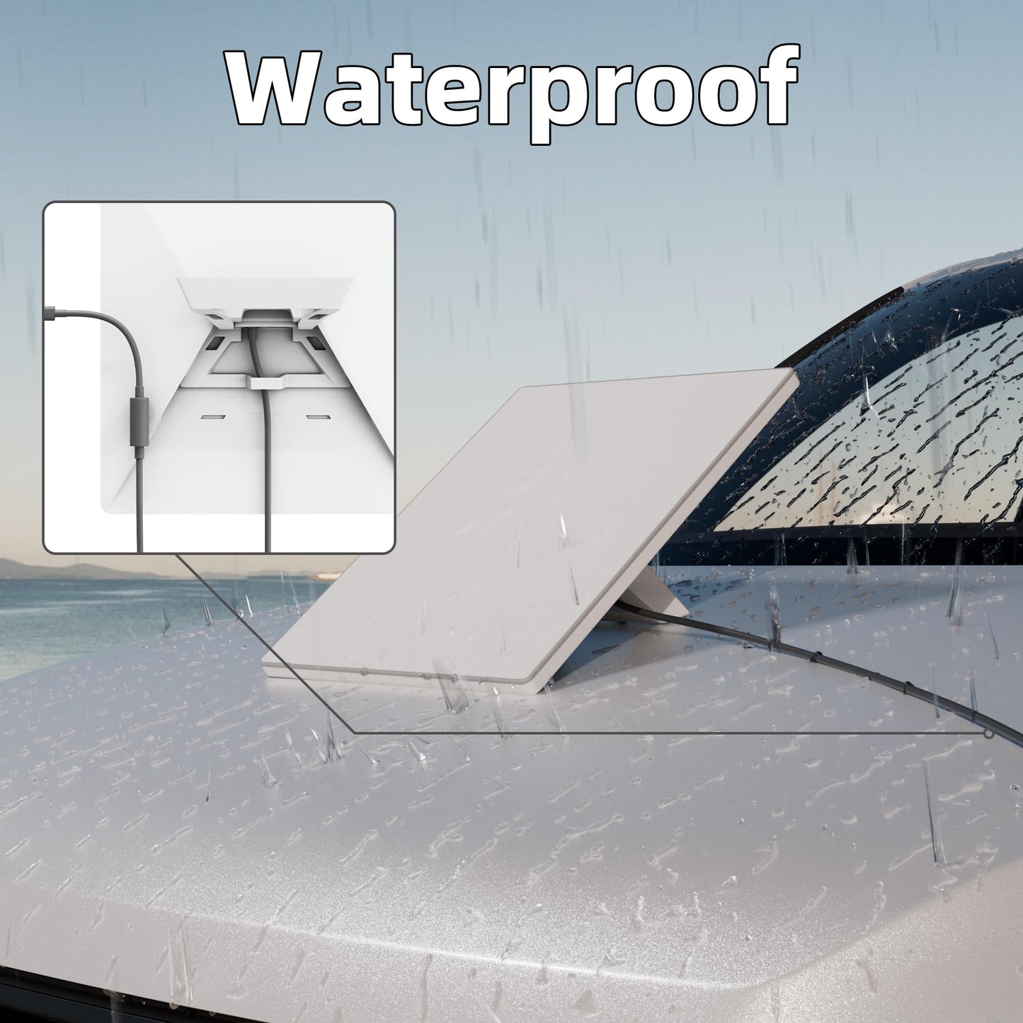 Starlink Mini Type C to DC Adapter Waterproof Compatible with Original Starlink Mini USB C Power Cable 65W+ PD Source DC Power Adapter