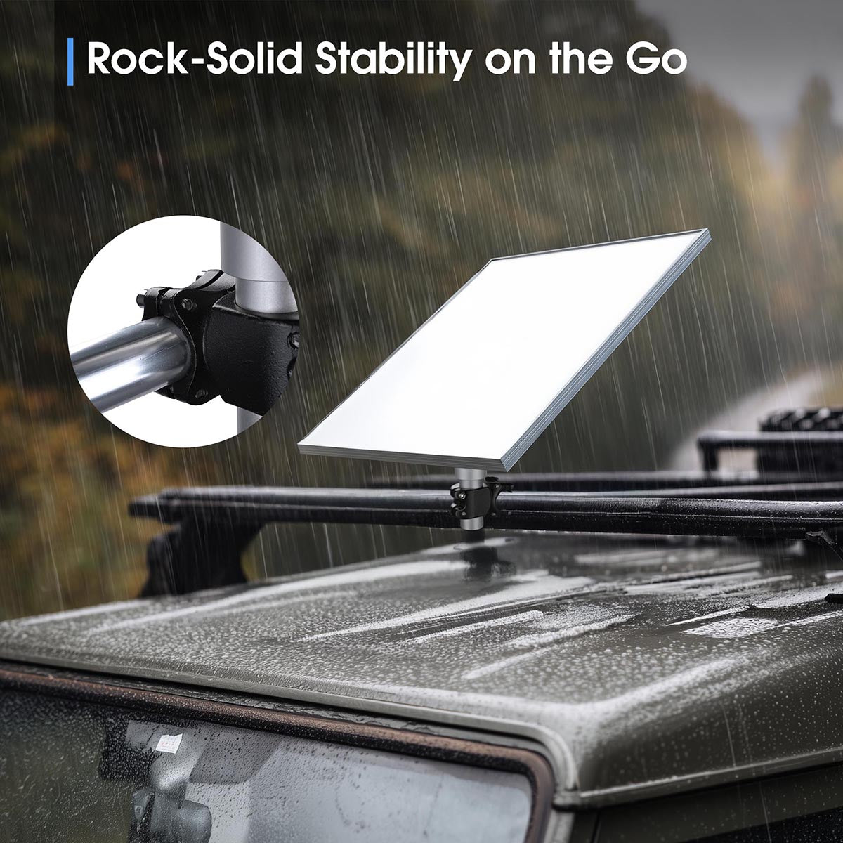 Starlink Mount for Mini Dish to Poles, RV Ladders, Railings, Racks